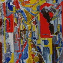 1954 - Luigi Montanarini - La vecchia strada (Via MargUtta) - olio su tela - 73x92 cm.jpg